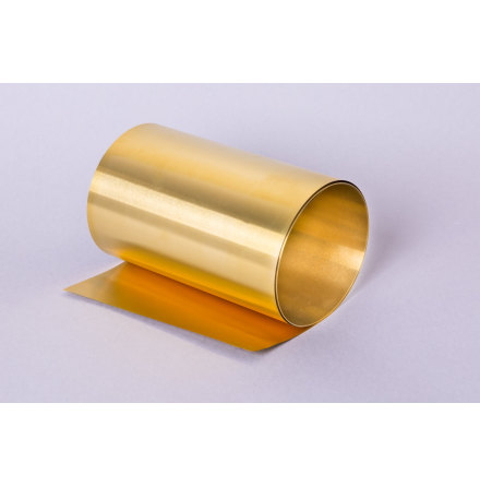 Brass metal foil band